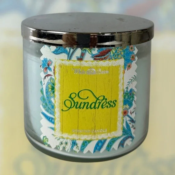 NEW! White Barn x Bath & Body Works Sundress Scented 3 Wick Candle 14.5 OZ *Read - Picture 10 of 10